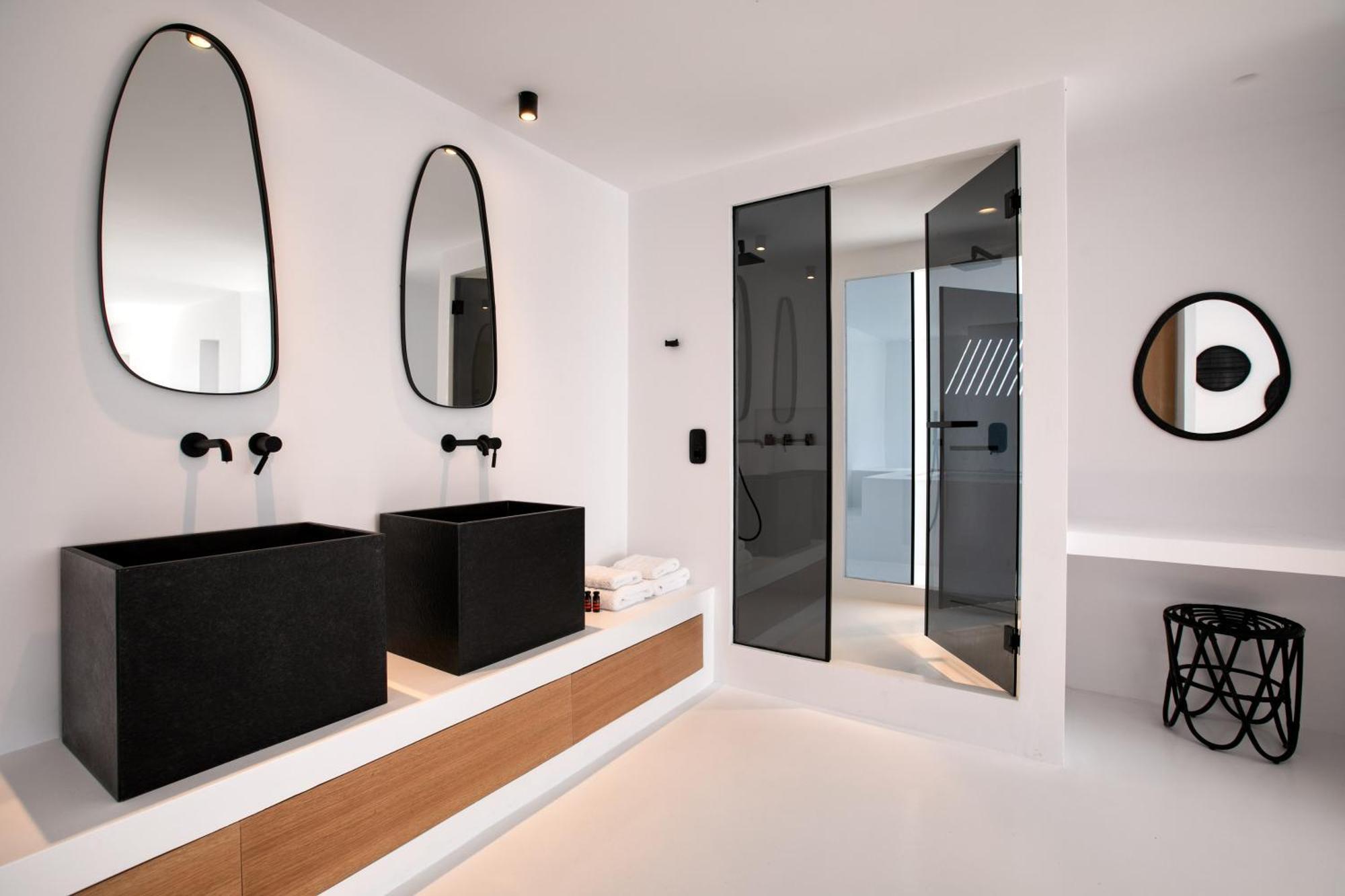 Psarou Black Villa 2 Luaran gambar