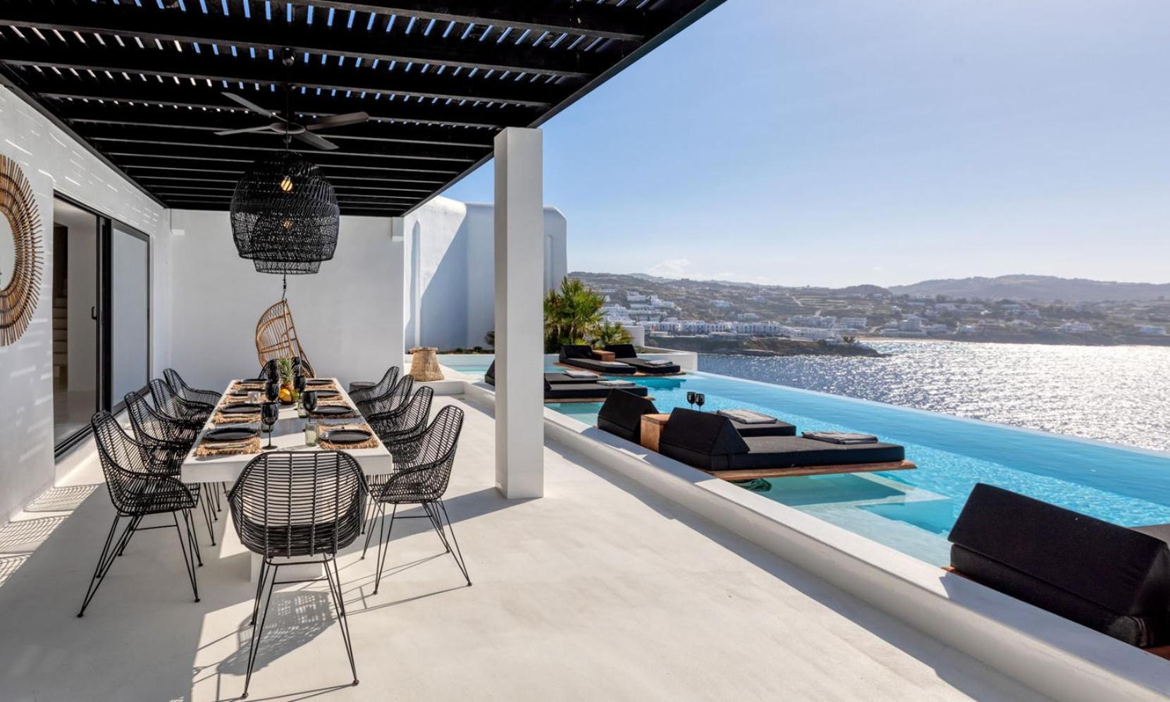Psarou Black Villa 2 Luaran gambar