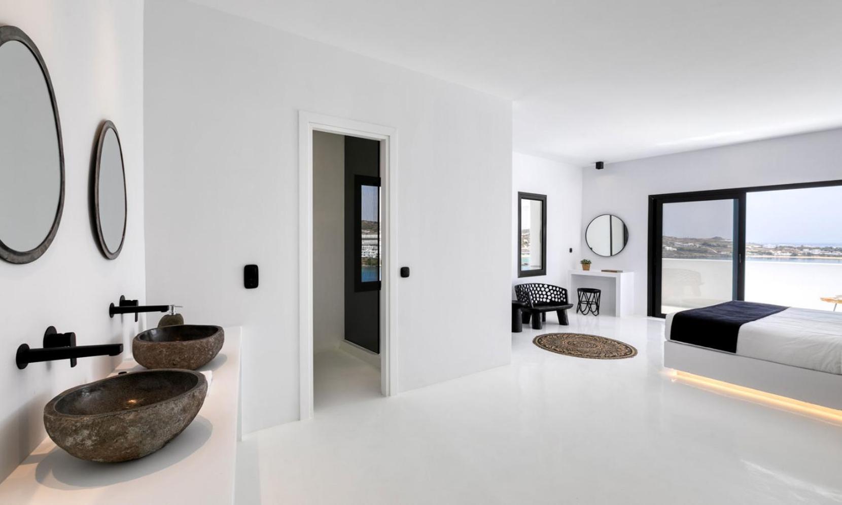 Psarou Black Villa 2 Luaran gambar