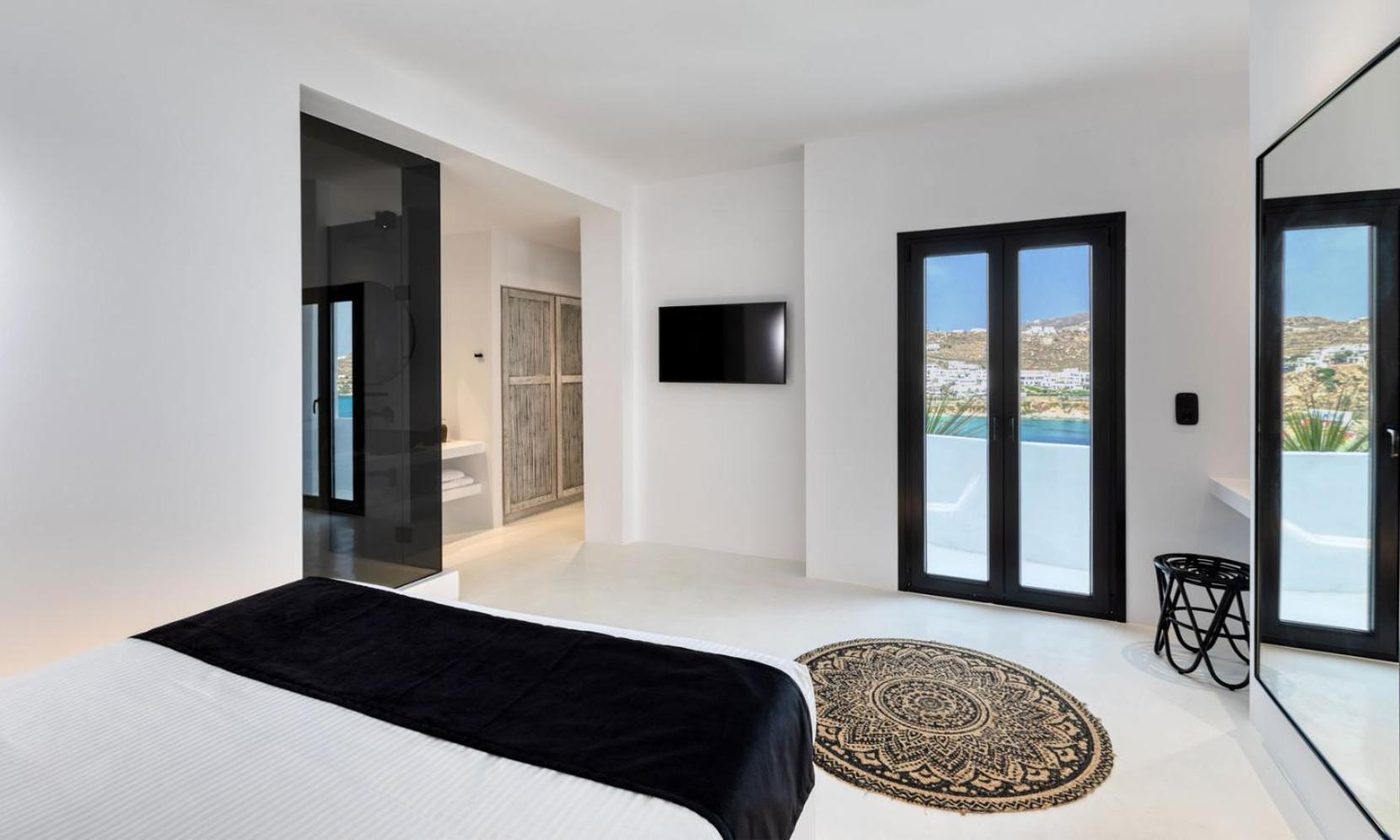 Psarou Black Villa 2 Luaran gambar