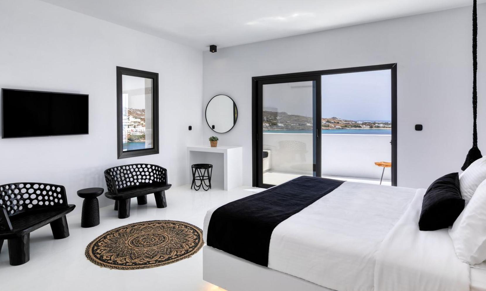 Psarou Black Villa 2 Luaran gambar