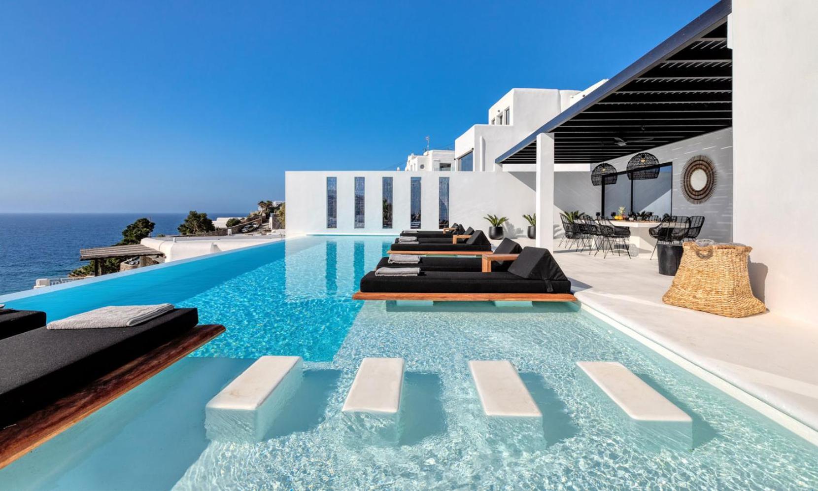 Psarou Black Villa 2 Luaran gambar