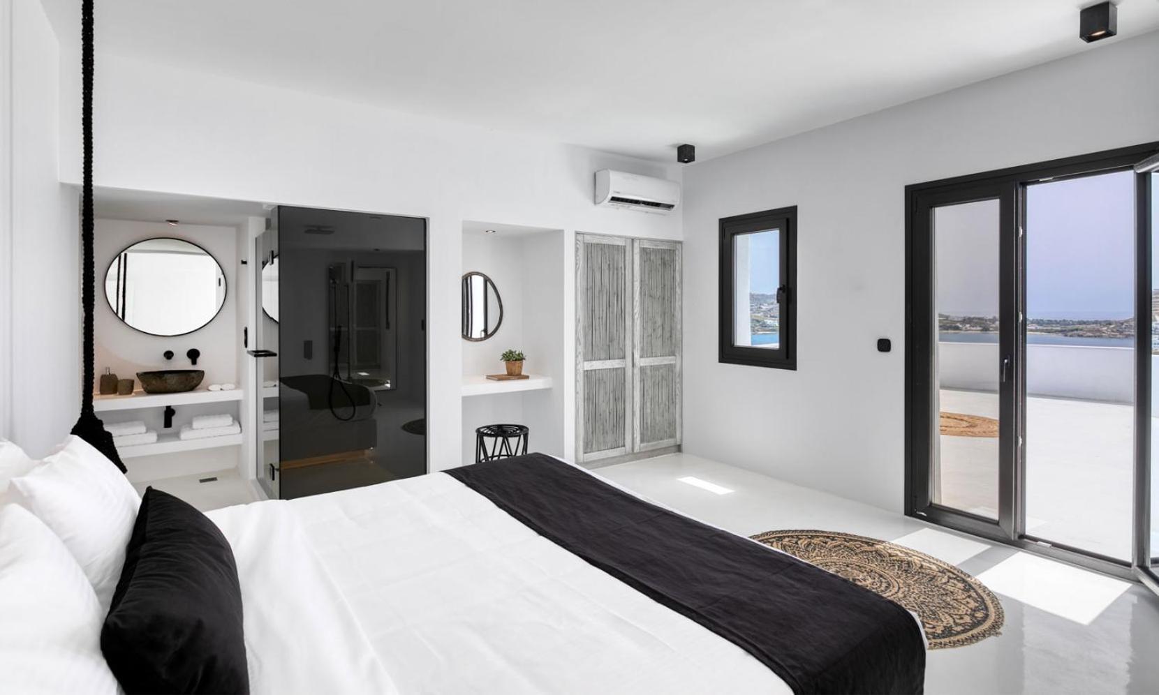 Psarou Black Villa 2 Luaran gambar