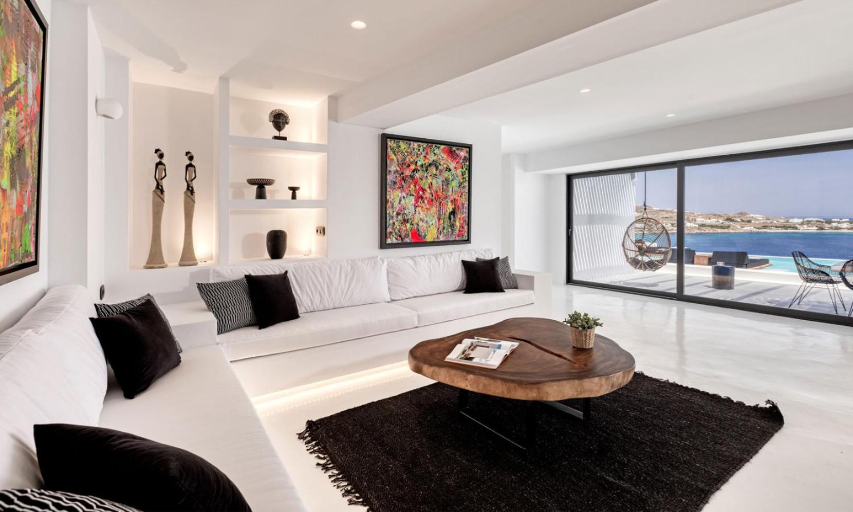 Psarou Black Villa 2 Luaran gambar