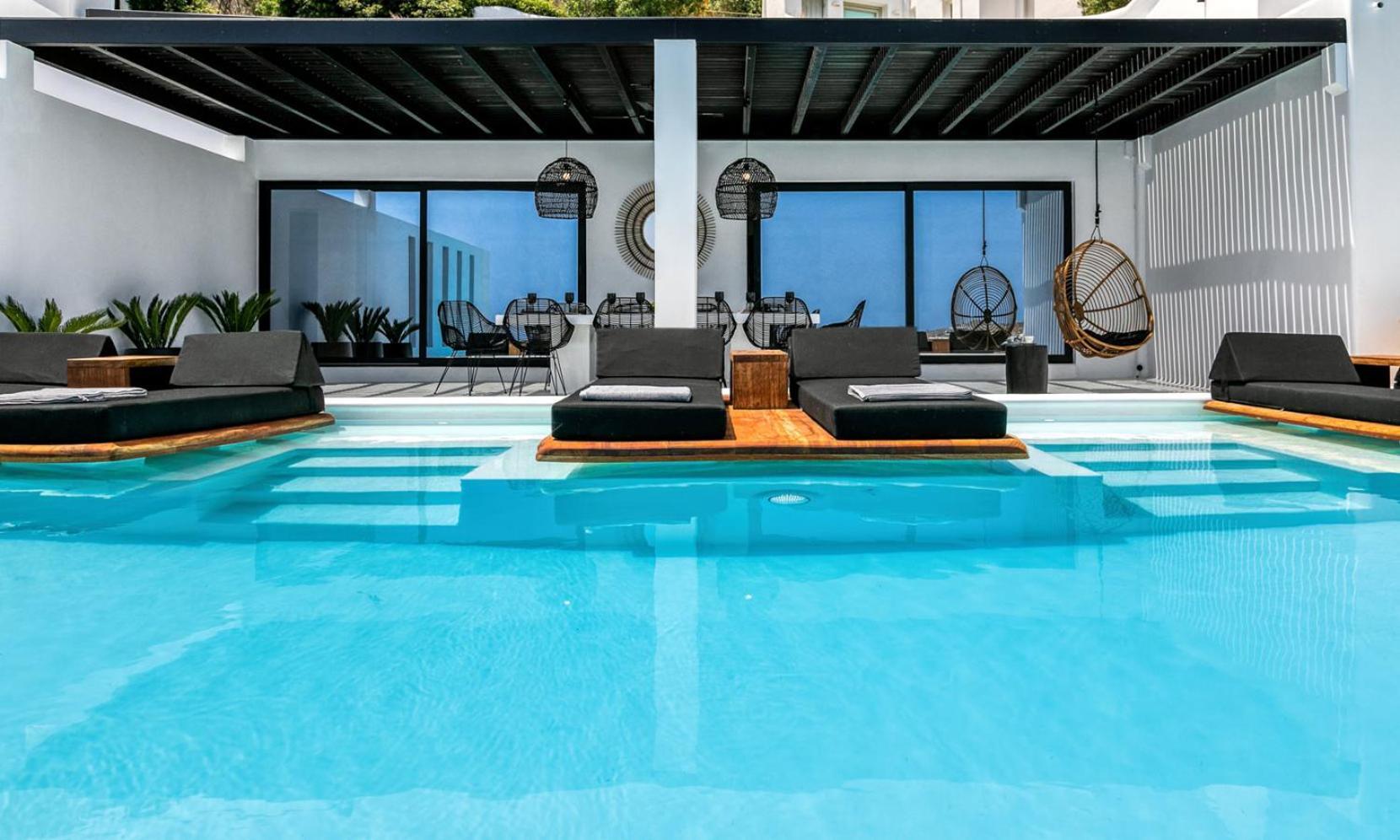 Psarou Black Villa 2 Luaran gambar